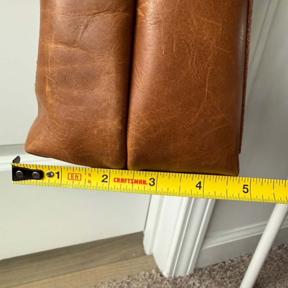 Meanwhile Back on the Farm Leather Carryall - Picture 10 of 13